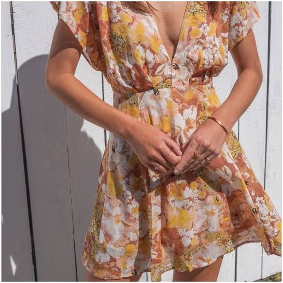 Free People Freddy Tie Mini Dress NWT - Picture 7 of 16